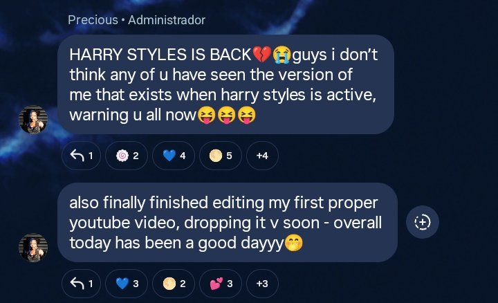PreciousBrasil's tweet photo. Atualização da Precious em seu canal do Instagram:

“HARRY STYLES ESTÁ DE VOLTA💔😭gente, acho que nenhum de vocês viu a versão de mim que existe quando o Harry Styles está na ativa, estou avisando vocês agora😝😝😝”

(1/2)

#PreciousPepala https://t.co/aru1E60rOg