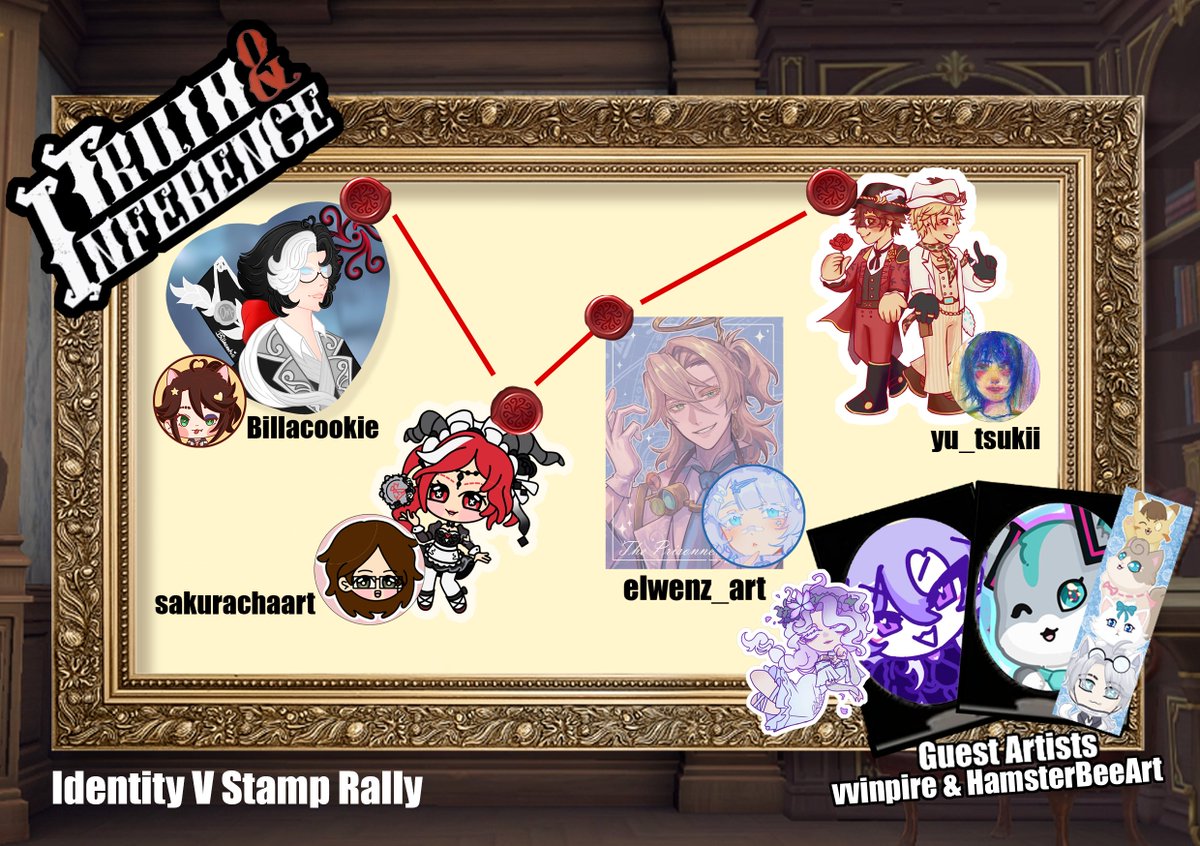 Billacookie's tweet image. hello!!! There will be an identity V Stamp rally at megacon london!! I cant wait to see you all there!! 

#idv