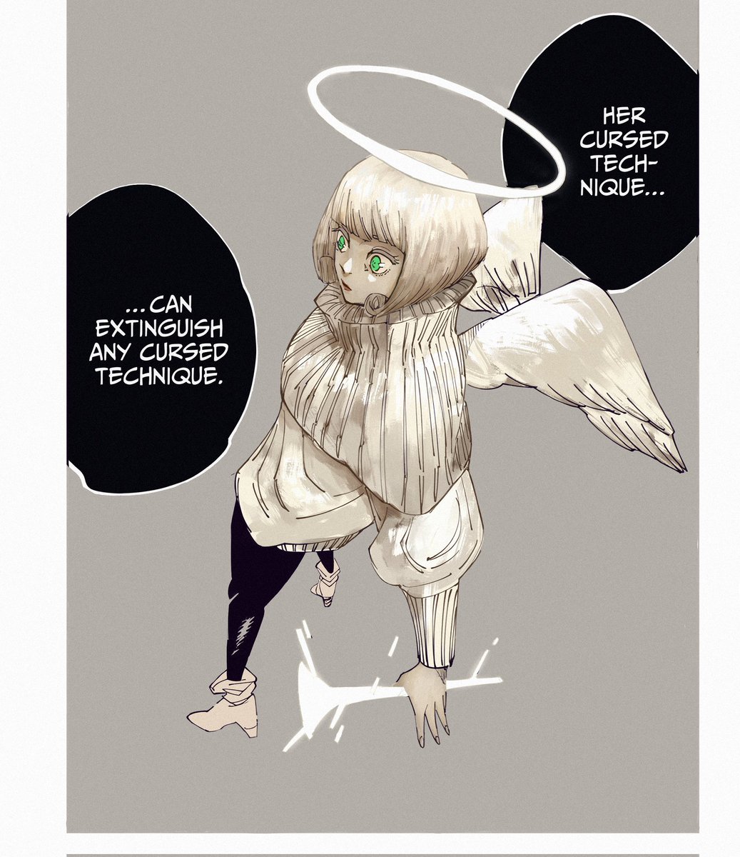 Hana/angel 😇 

I colored #JujutsuKaisen #呪術廻戦