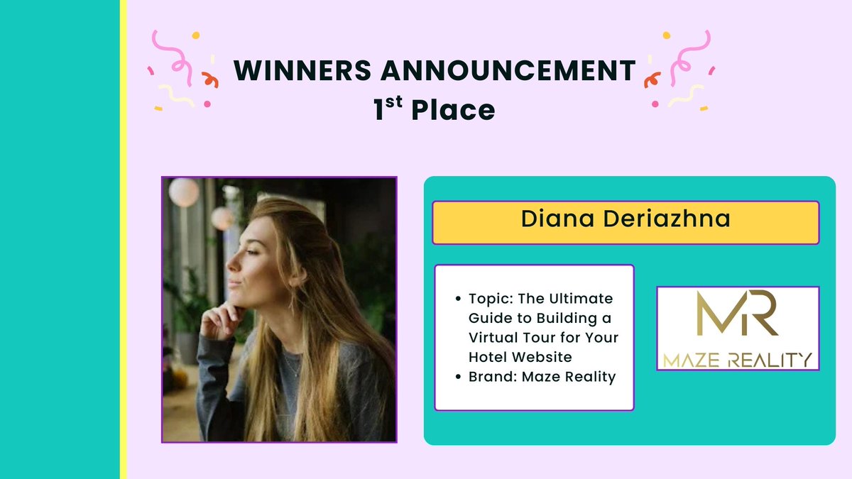 YAiDigital's tweet photo. 🥇 First Place — ContentLift Hackathon 2025
Diana Deriazhna created clear, practical, reader-first content using ContentLift.

👉 Read the full interview: [https://t.co/TNEsvsTrkK]

#ContentLiftHackathon #AIContent https://t.co/RKdrVV7SJt