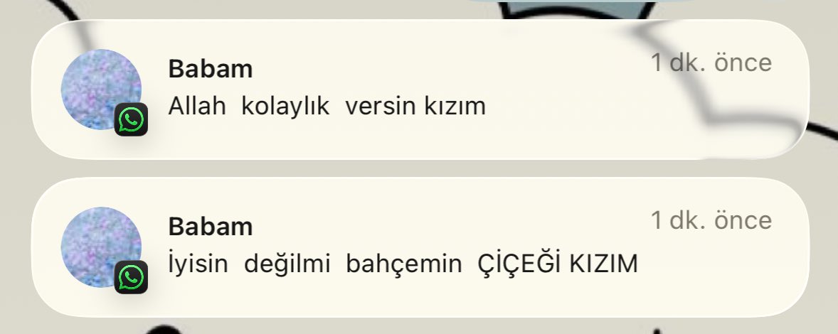 Bahçemin çiçeği kızım..