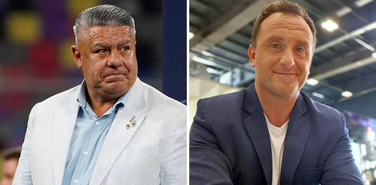 clarincom's tweet image. CHIQUI TAPIA DENUNCIÓ PENALMENTE AL PERIODISTA PABLO GRAVELLONE POR AMENAZAS Y HOSTIGAMIENTO

El presidente de la AFA, Claudio “Chiqui” Tapia, presentó una denuncia penal contra el periodista Pablo Gravellone por presuntas amenazas y hostigamiento digital en redes sociales, en el…