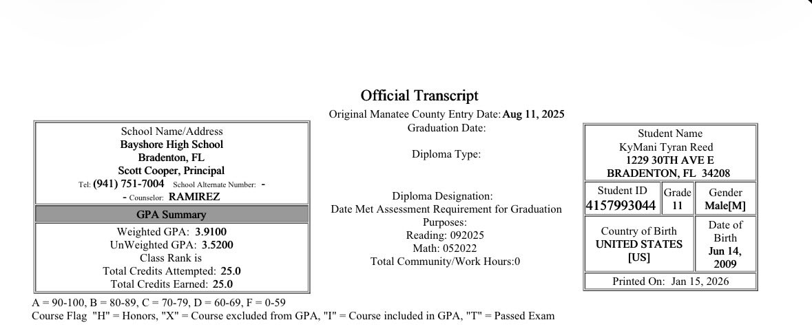 Ky’Mani Reed ‘27 tweet media