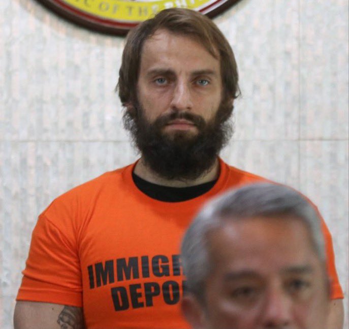 clippedszn's tweet photo. YouTuber/Streamer ‘Vitaly’ seen for the first time in months, ready to be deported to Russia after spending 9 months in Philippine prison 😳 https://t.co/PStAmGraO5