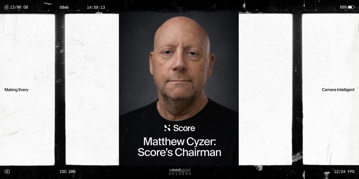 We’re proud to announce Matthew Cyzer as Chairman of Score.

Matthew brings over 35 years of experience in global finance, with a strong record of building and scaling companies across major institutions.

His career spans both sides of the Atlantic. He worked in New York for 10