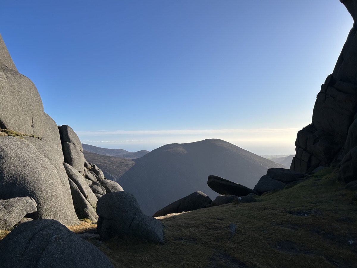 CorishFilms's tweet image. Todays Office - The Mourne Mountains! We decided to take advantage of the good weather today and film a few stock shots up at Slieve Bearnagh. We'll share a clip later in the week!