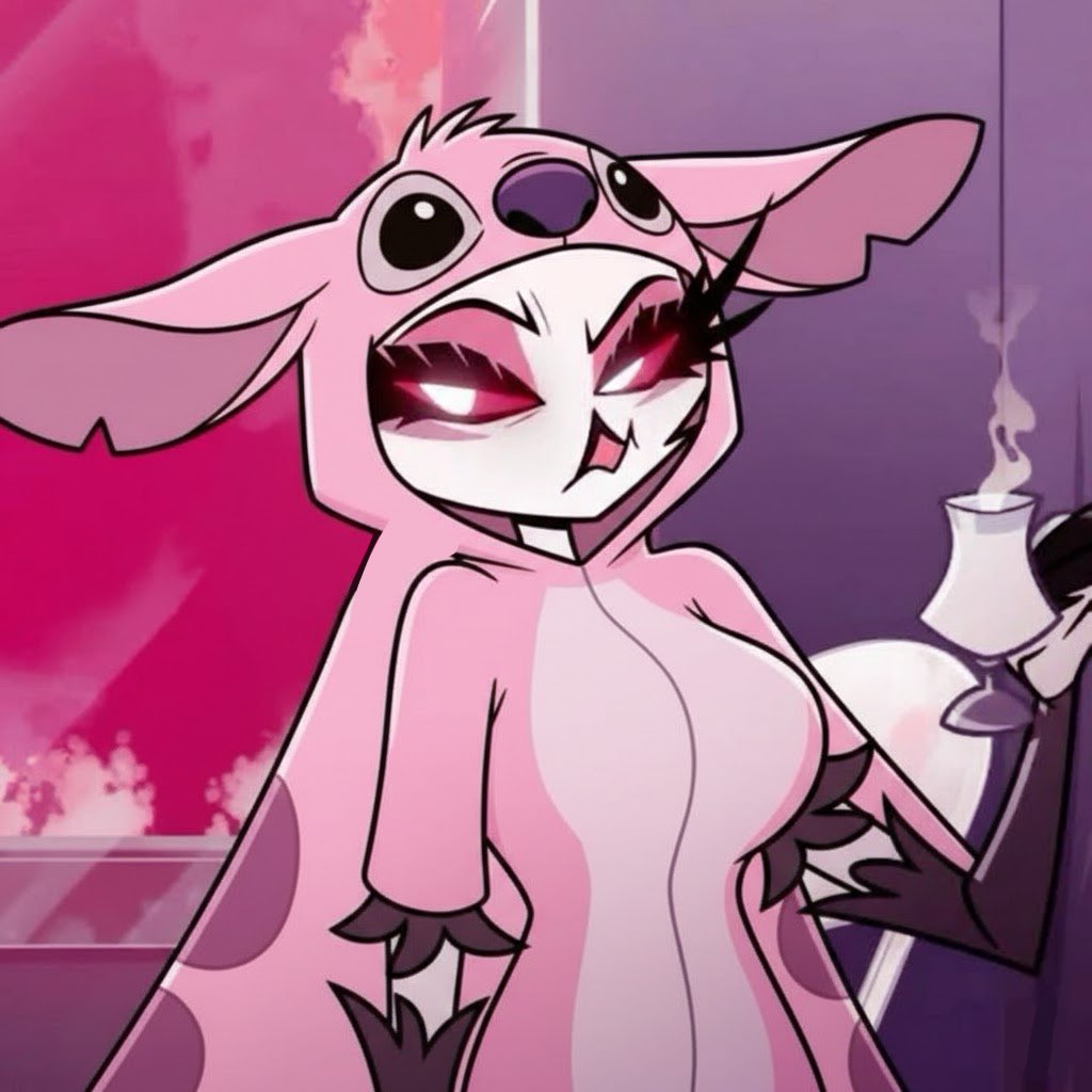 MoritaKawanno's tweet photo. Edit de stella jajaja ahora le tocó usar un traje de stitch a la reina 💗✨
Espero q les guste💗✨

#HelluvaBoss #Hellaverse #stellahelluvaboss #edit #edit #fyp https://t.co/sMYcHNG4Qa