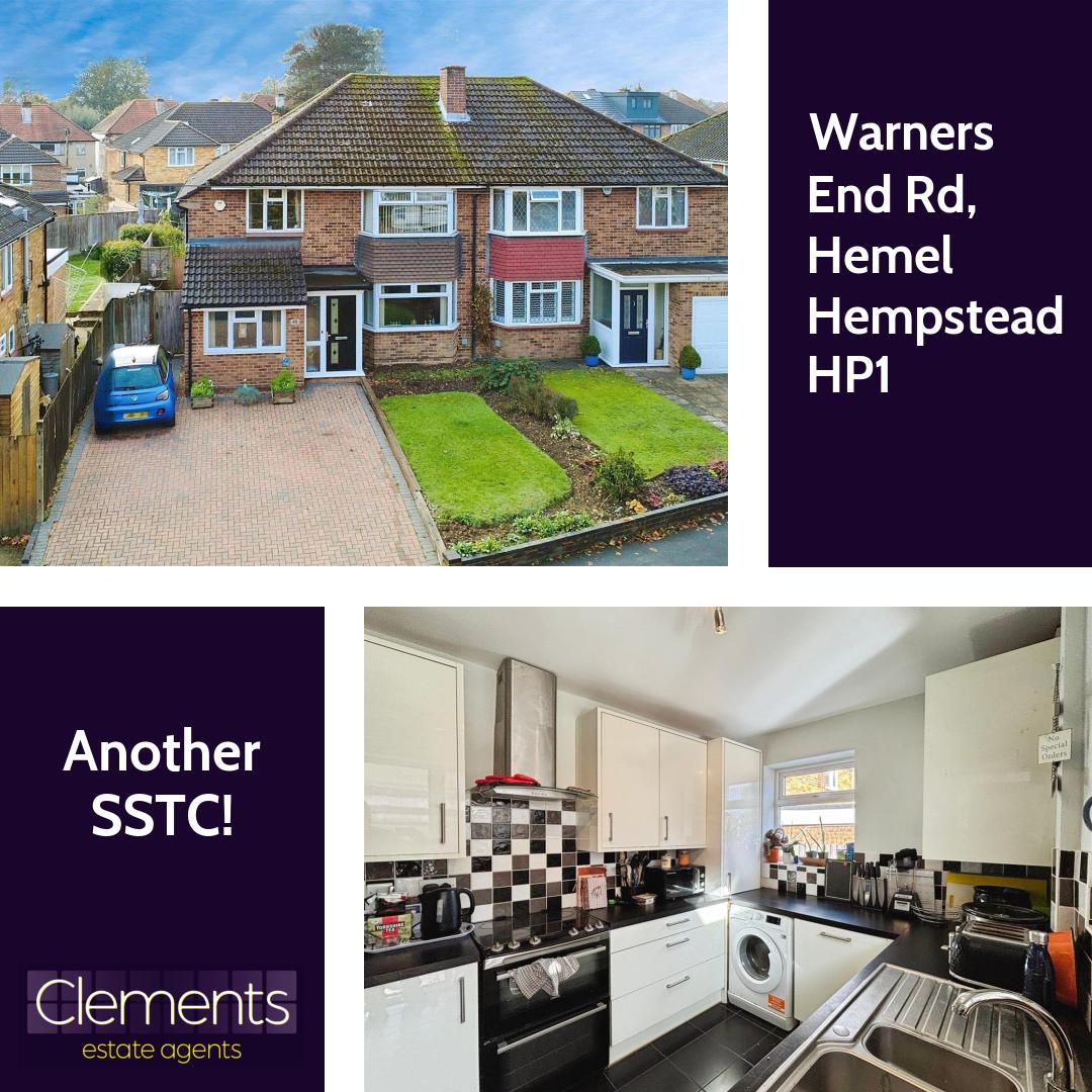 🎉Recently SSTC!

Get in touch today for a free valuation!
☎️ 01442 214151
📧 sales@clementsestateagents.co.uk
📧 lettings@clementsestateagents.co.uk