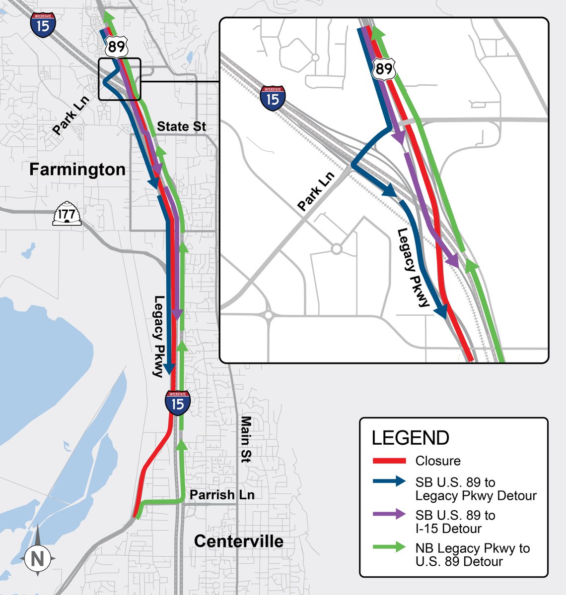 UDOT Region One tweet media