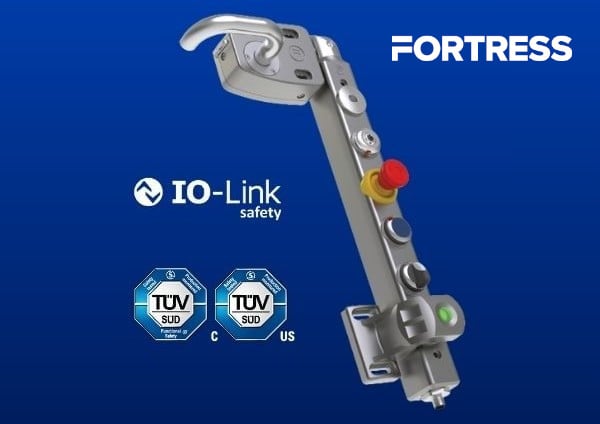 🆕 First IO-Link Safety Interlock with TÜV SÜD Certification
 
Fortress has become the first interlock manufacturer to receive the IO-Link Safety conformance certification from TÜV SÜD, as well as functional safety certification.

This milestone marks the successful integration