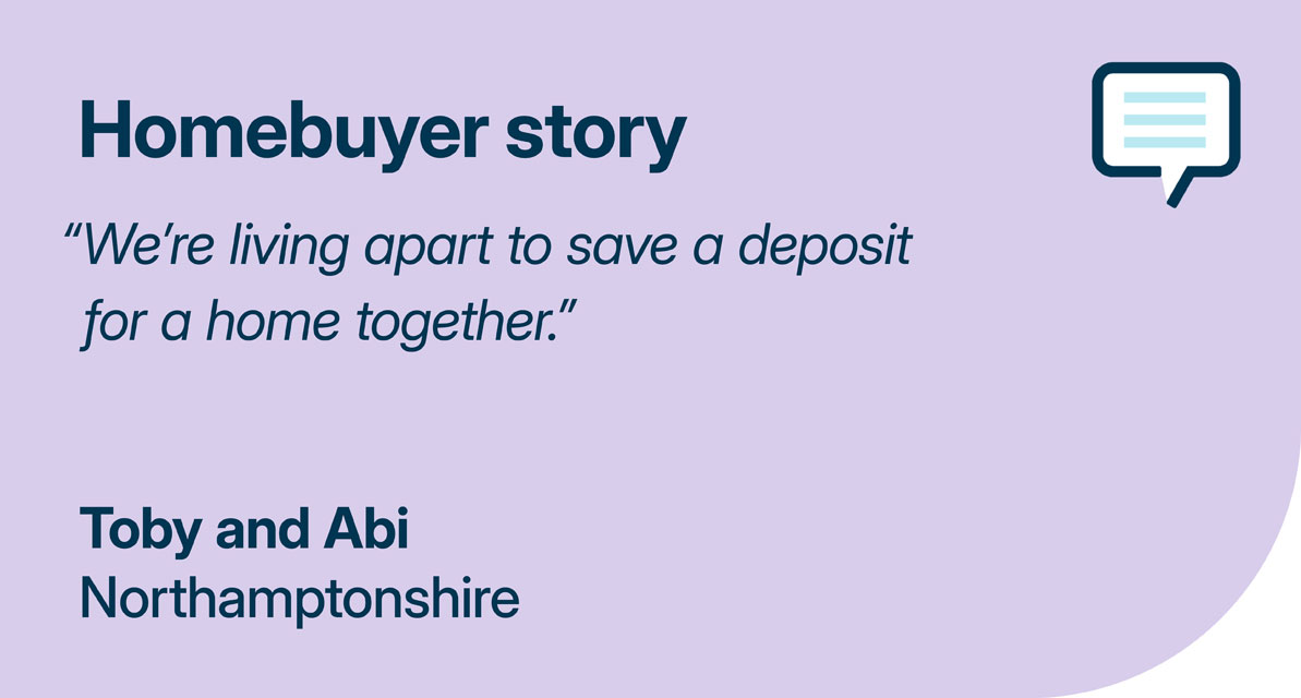 RentSaveOwn's tweet image. Toby and Abi's story: Life is on hold until they buy a home. They're living apart to save the deposit which stops them from owning a home together. They believe #RentSaveOwn with Own Homes could be the solution to homeowership within 5 years. Learn more at ownhomes.com