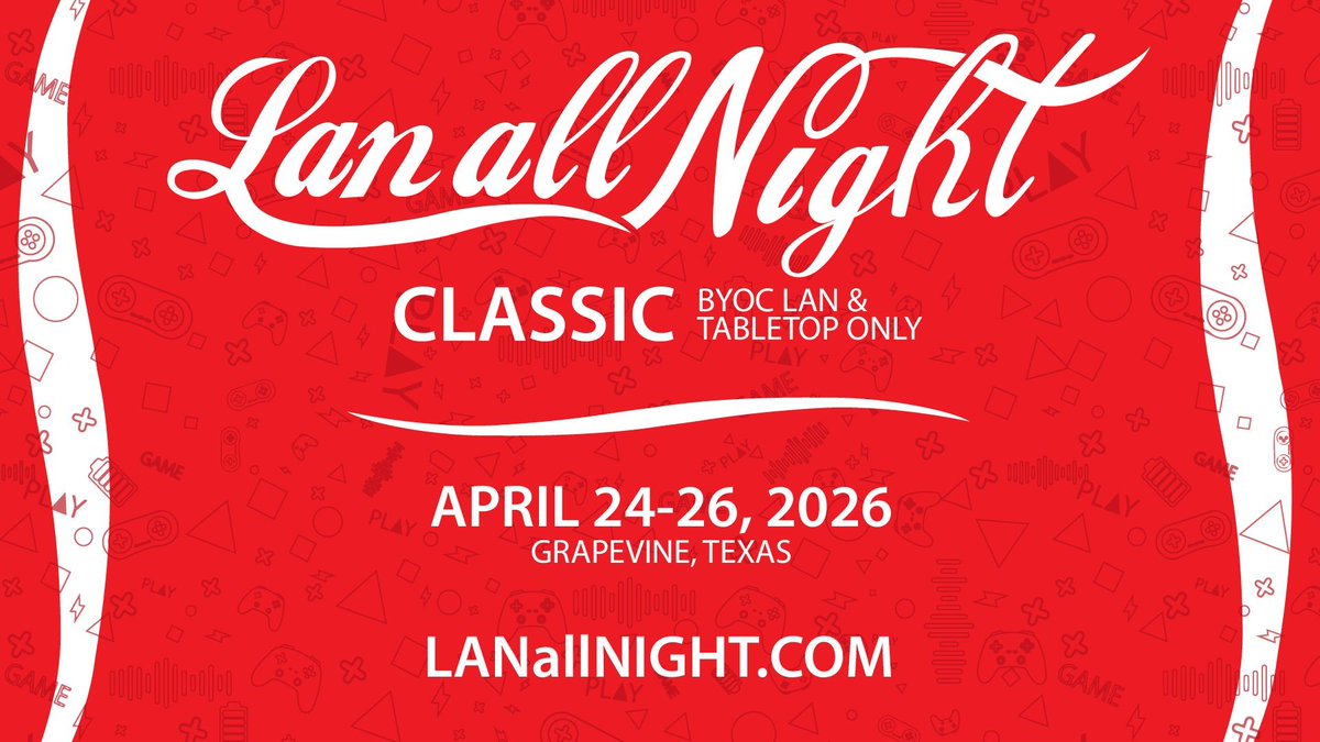 LANallNight - October 24-26, 2025 tweet media