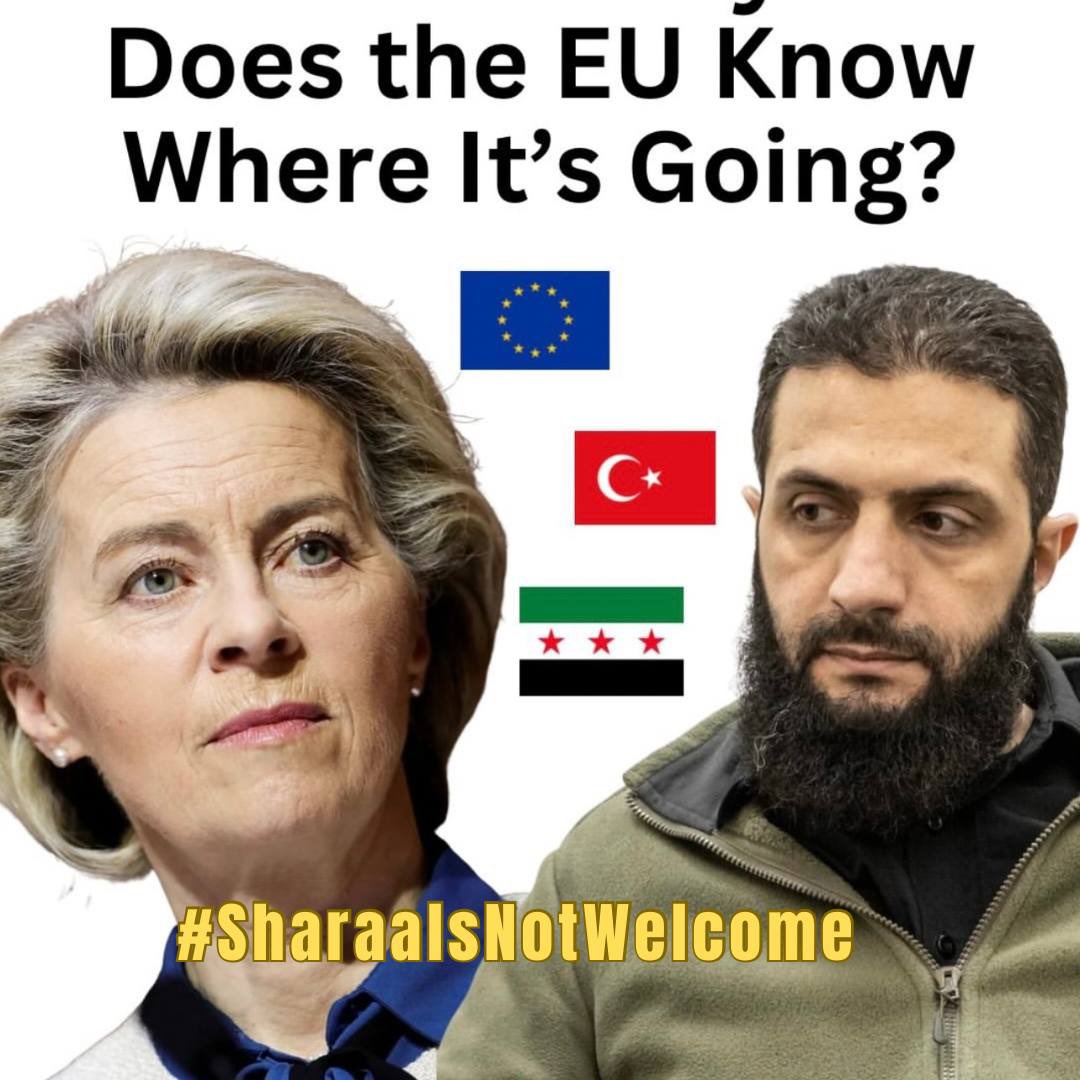koc15578's tweet photo. #SharaaIsNotWelcome

#SharaaIsNotWelcome 

@bundeskanzler 
@_FriedrichMerz
@AuswaertigesAmt 
@larsklingbeil 
@BMI_Bund
@dieLinke https://t.co/y70zgkocjW
