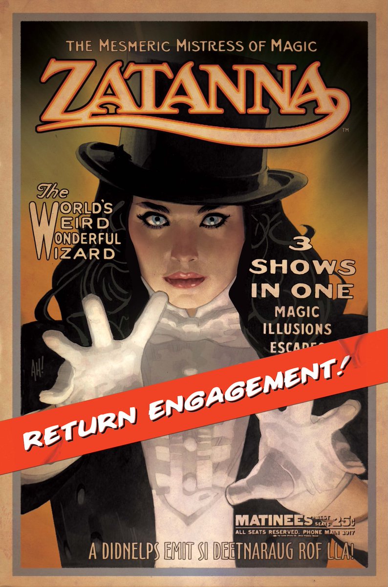 dcuworld's tweet image. DC has announced Zatanna, a new ongoing series from Jamal Campbell continuing his previous run. It debuts on April 29

"Zatanna Zatara embarks on her greatest tour yet! As the newest—and first—Prime Magus in millennia, it is now Zatanna’s sworn responsibility to oversee and guide…
