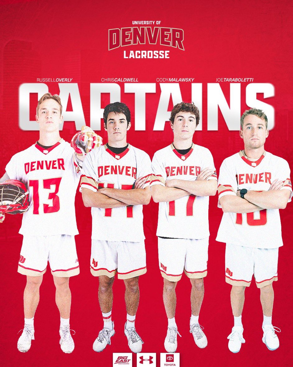 lax904's tweet photo. Congratulations to former Ponte Vedra Shark Joe “The Maestro” Taraboletti on being named a Captain for the @DU_MLAX squad! 
Looking forward to watching the Pioneers at JU Sunday at 11am. https://t.co/VOVEZehidK
