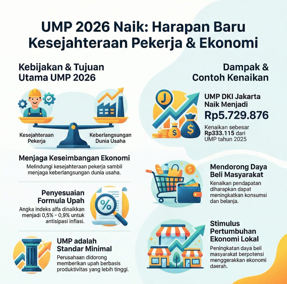 jaymaliak's tweet photo. Wah, keren banget! Pemerintah naikin upah buruh dan pegawai di 2026. Semoga ini jadi langkah positif buat semua! 💪✨ Mari kita dukung bersama! https://t.co/X1vnlvtXwt