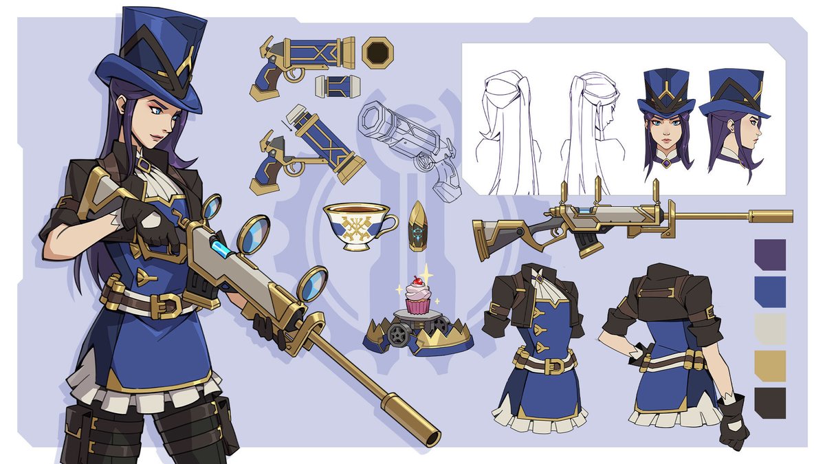 Caitlyn concept art | #2XKO