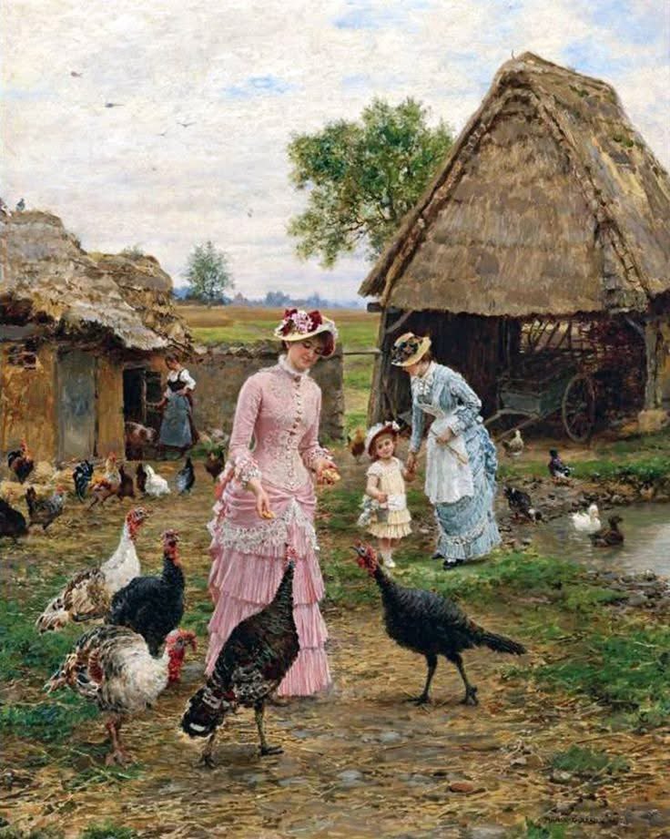 PinarKanat's tweet image. "Feeding The Turkeys"
By Marie-François Firmin-Girard