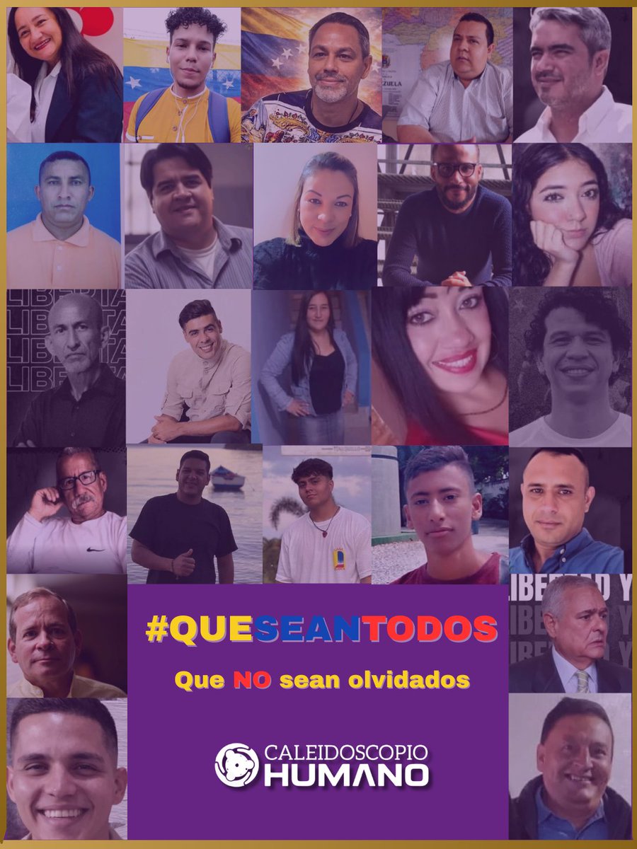 CaleidoHumano's tweet photo. Las detenciones arbitrarias que hoy alcanzan a casi 800 personas privadas de libertad, en su mayoría, ocurrieron durante el contexto postelectoral de 2024. Sin embargo, hay quienes se encuentran detenidos desde mucho antes, como el profesor Javier Tarazona.

Se exige que sean todos y que se puedan visibilizar todos estos casos para que puedan disfrutar de su libertad junto a sus familiares y amigos.
#QueSeanTodos #Libertad #PresosPolíticos