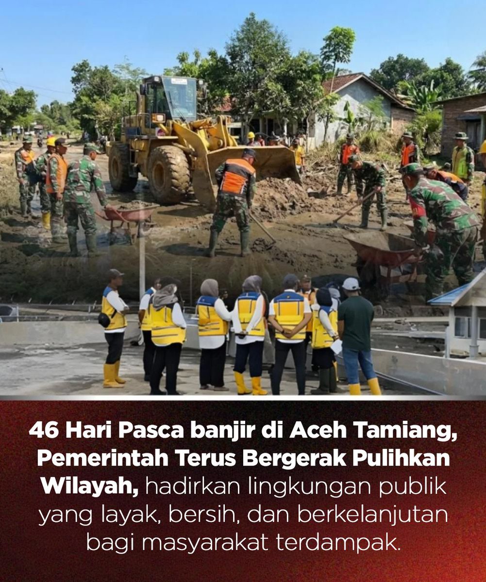 ciddrauhl's tweet photo. Keren banget! 🙌 Pemerintah lagi fokus bantu daerah bencana di Sumatera. Semoga cepet pulih dan warga bisa kembali tersenyum! 🌈💪 https://t.co/2MmNOFT1ZS