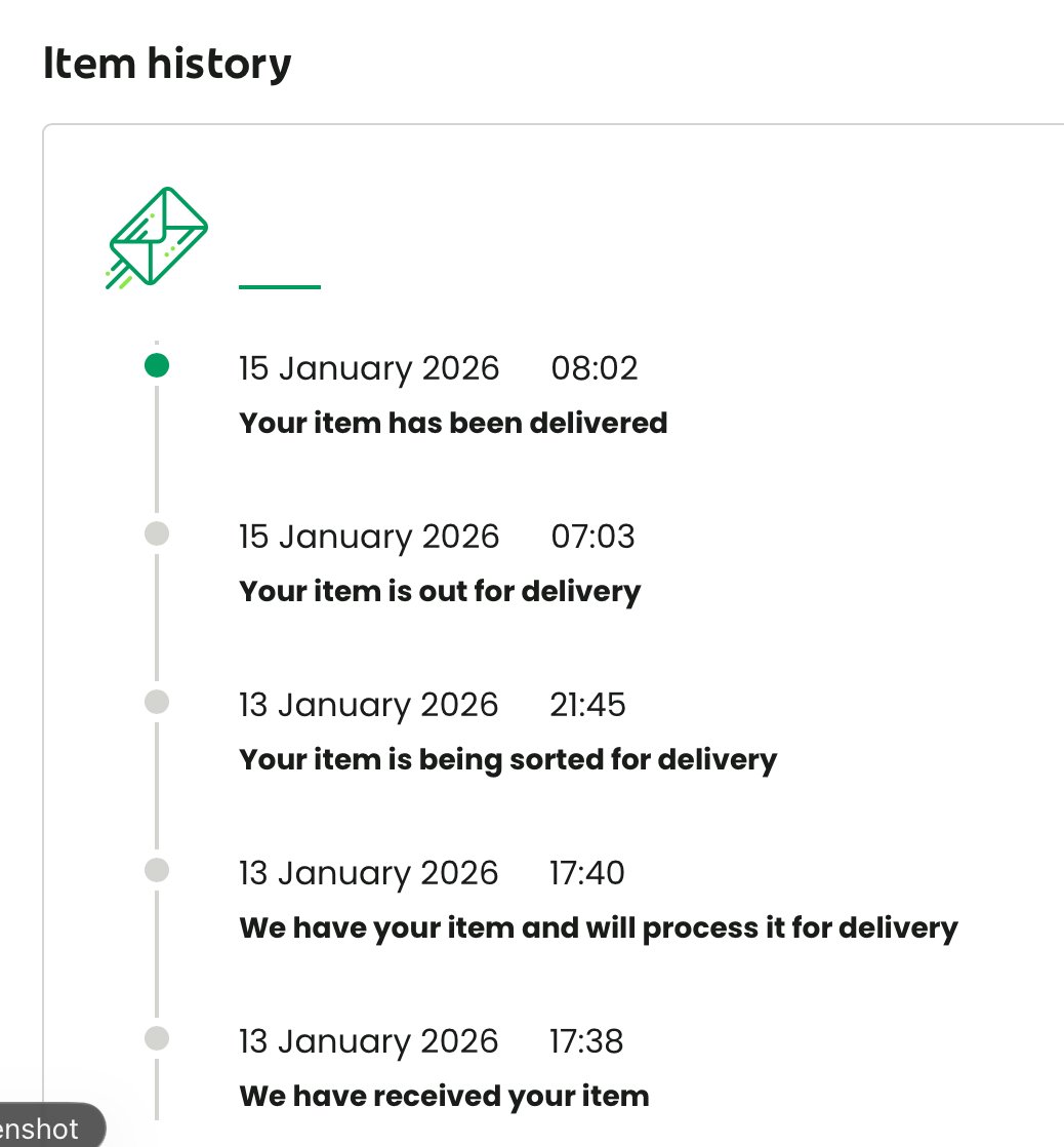 cloggyspete's tweet image. Eeeerm, dear @Postvox, no it hasn't (nor has another package that seems to ping-pong) #lost #lostpackage
