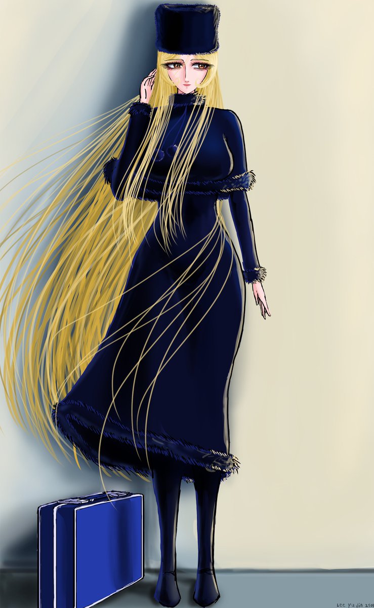 #galaxy_express999 #Maetel 
#銀河鉄道999  #メーテル  
#은하철도999 #메텔 
#art #illustration #FanArt