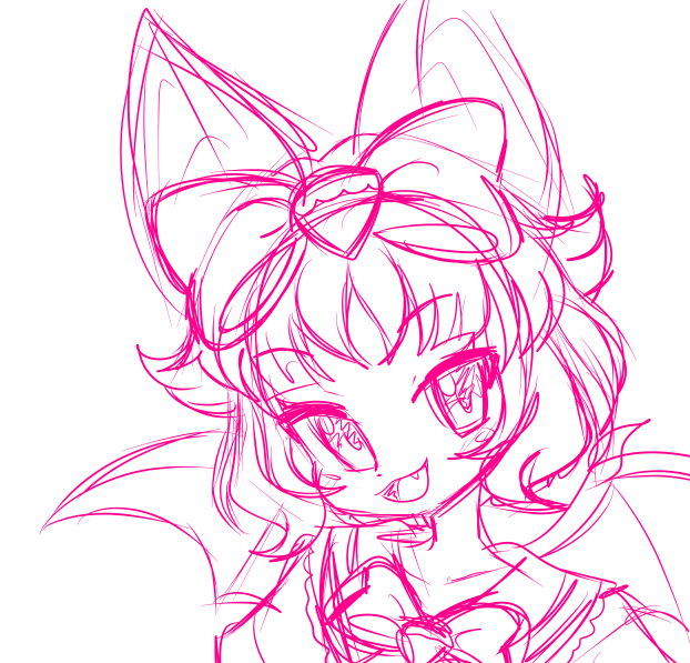 Miko_Amai's tweet photo. Random Miko sketch O3O https://t.co/8londbJdjr