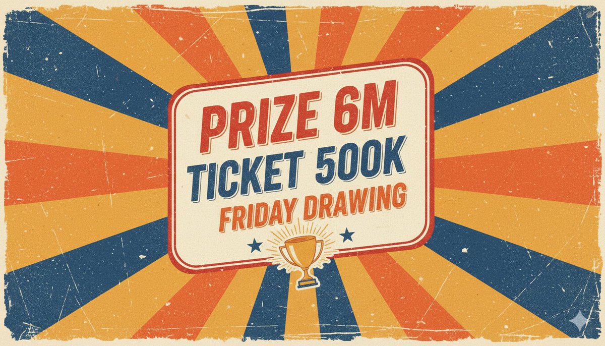 QubicRL's tweet photo. 🎰 RANDOM LOTTERY
💰 Current prize: 6M $QUBIC
🗓 Draw: Friday
Low entry. Real chance.
Join now → https://t.co/qzl5Cj6ihg
#Qubic #RandomLottery #RL #LOTTO #Web3Gaming https://t.co/uYnjUuf1r1