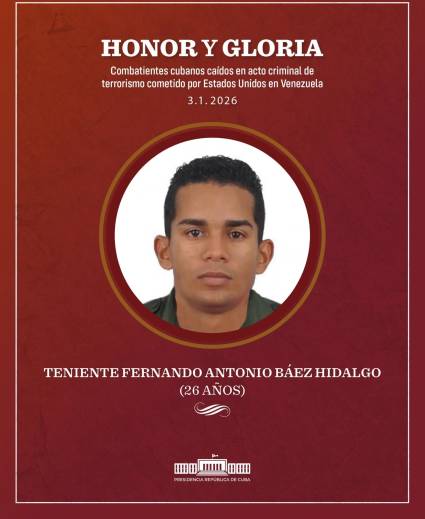 💔“Esto ha sido terrible. Siento como si hubieran arrancado un pedazo de mí. Fue un hijo superdeseado, el único que tuve”. La voz de Maidelín Hidalgo Hidalgo se quiebra. Desgarra. En su casa de Río Cauto, el silencio empezó el 3 de enero de 2026.

🔗acortar.link/UwPfsw