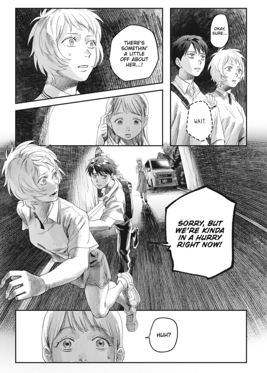 ILoveUAllSo2's tweet photo. #TSHD43.1 Spoilers
I love how Asako complimented Yoshiki on his new haircut! His blush is sooo adorable!! I love their friendship so much! Also, Asako continues to be the MVP of the manga with her saving Yoshiki from Ando due to her sensing something is wrong with Ando! 🥹❤️ https://t.co/01QIGYhoji
