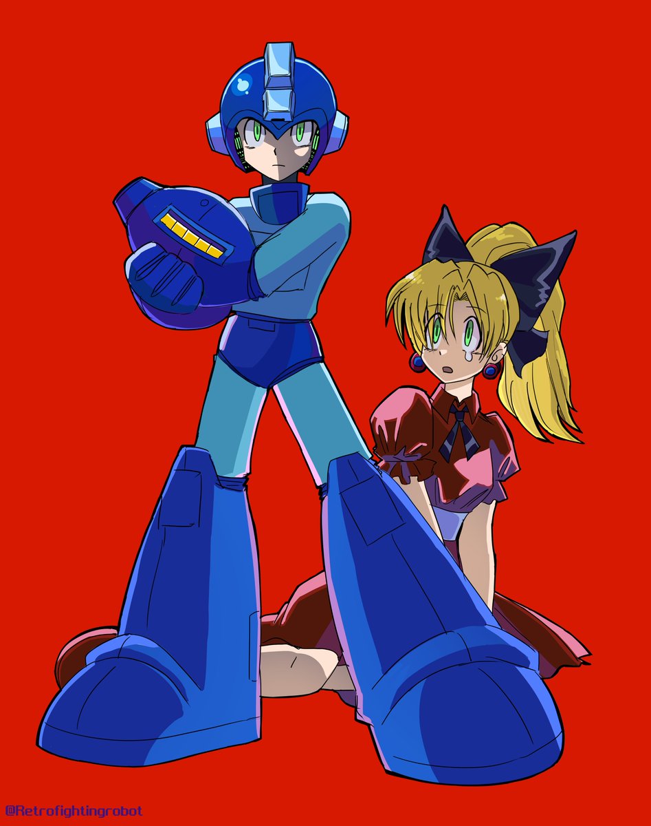 RetoroRobotto's tweet image. #megaman #Rockman 
Gigamix/Megamix Rock 'n' Roll! 
 
He protec,

he attac,

but most importantly…

he got his sister's bac!

Commissions info: …trofightingrobot-commissions.carrd.co