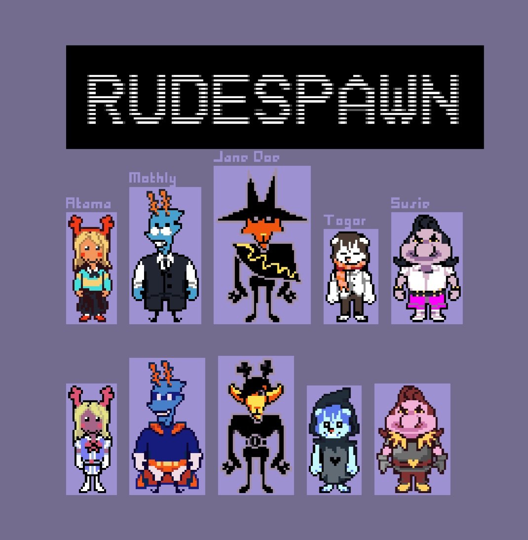 X_Dark_Eye_X's tweet photo. #DELTARUNE
#rudespawn https://t.co/t5KMUena58