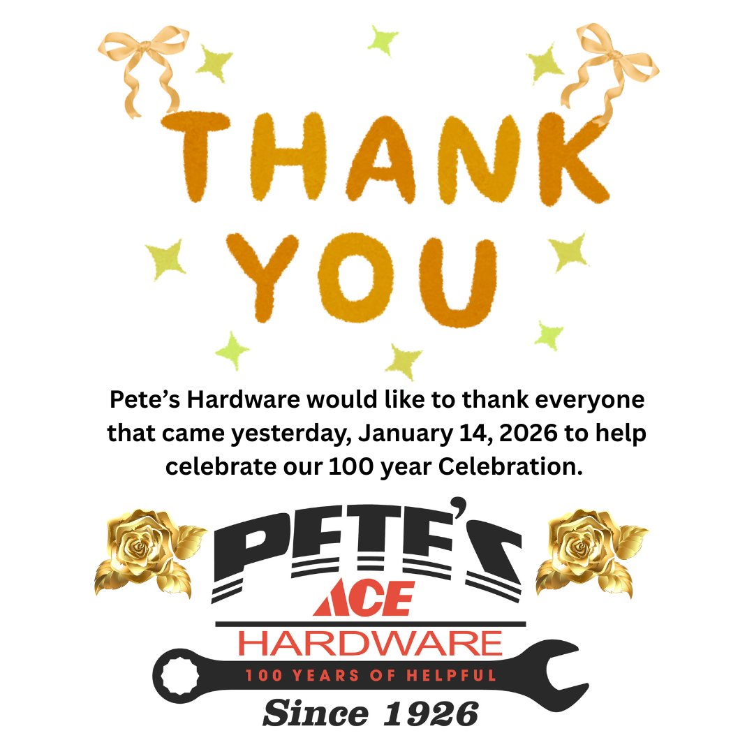 Pete's ACE Hardware (@peteshardware) on Twitter photo 