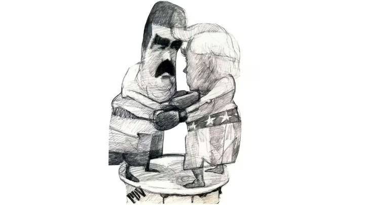 LAREVISTAD1364's tweet photo. #CARICATURAS DE #NOTICIAS 

Gana el que decide

#LuisCosta 

#DiarioPerfil

https://t.co/Nm1ijZMbpZ

#DonaldTrump y #NicolasMaduro.Golpe por golpe por #PABLOTEMES https://t.co/isOMKQDZoB