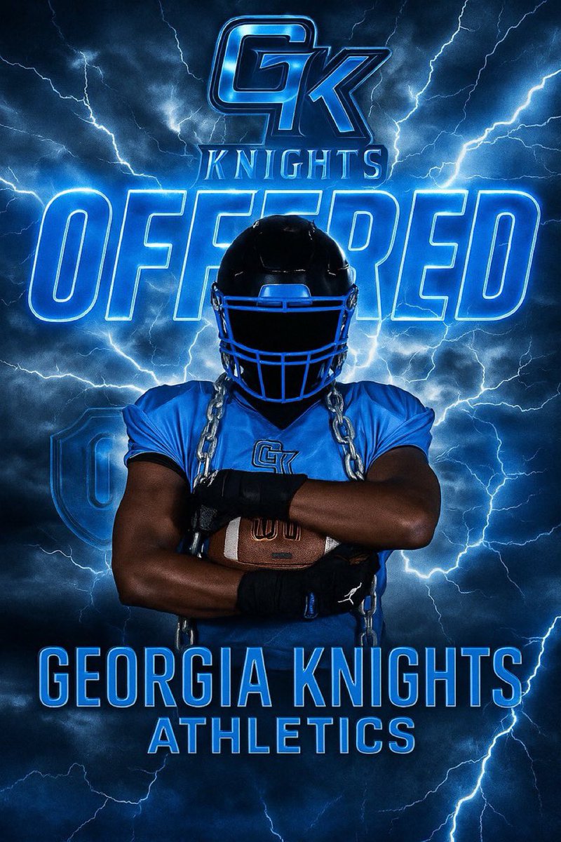 LarrySingletoon's tweet photo. Blessed to receive my 5th offer from Georgia Knights @GeorgiaKnights1 @tbanks1906 @BHarrison92 @RecruitGeorgia https://t.co/9IYIYz9rUZ
