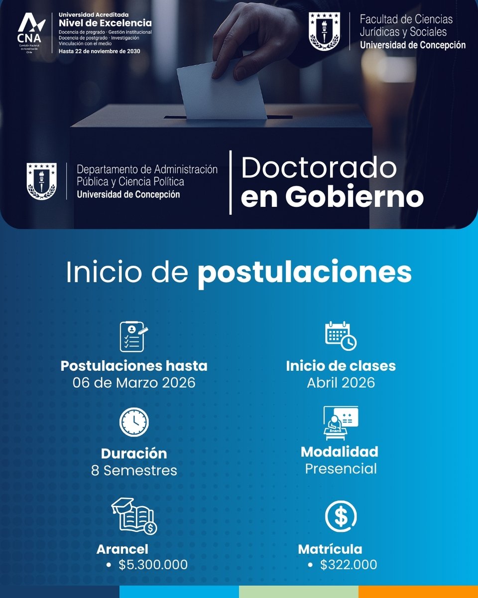 Administración Pública y Ciencia Política Udec tweet media