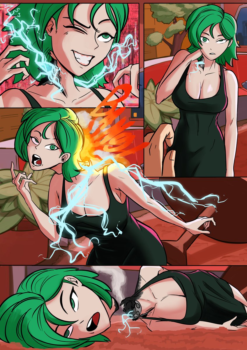 Comission for <a href="/PrussiAntique/">PrussiAntique</a>! (on bluesky lol) You really never know how awful a first date can go, can you... #robotgirl #mechabare #malfuction #fembot #robot #android