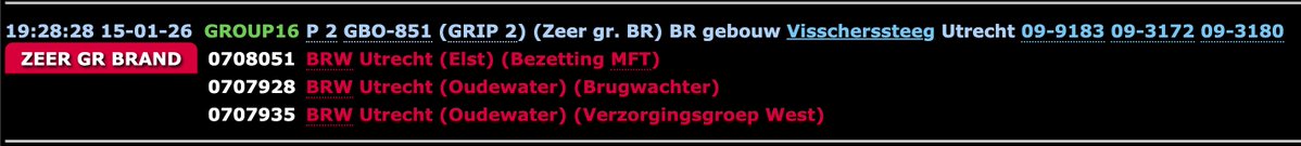 Explosie en brand in Utrecht