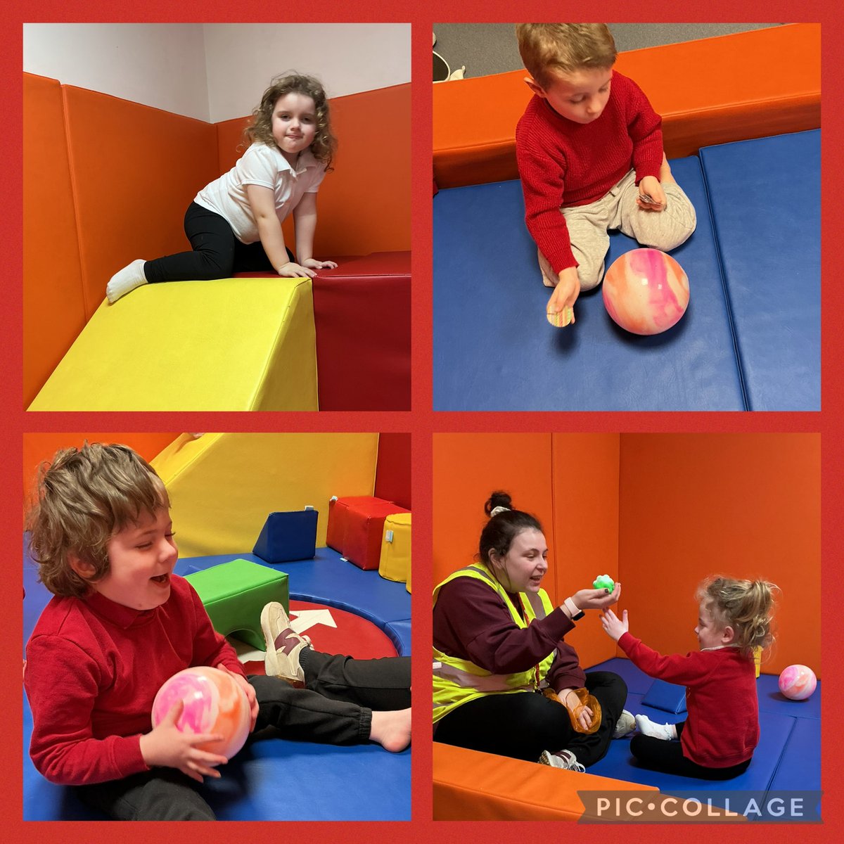 YsgolHenFelin's tweet photo. #YHFclass2 spent today exploring health, well‑being and friendships. We had such a joyful time in soft play, practising positive interactions and building connections with our friends.
#YHFearlyyearscentre #humanties #wellbeing https://t.co/Qz3iHm6Kmo