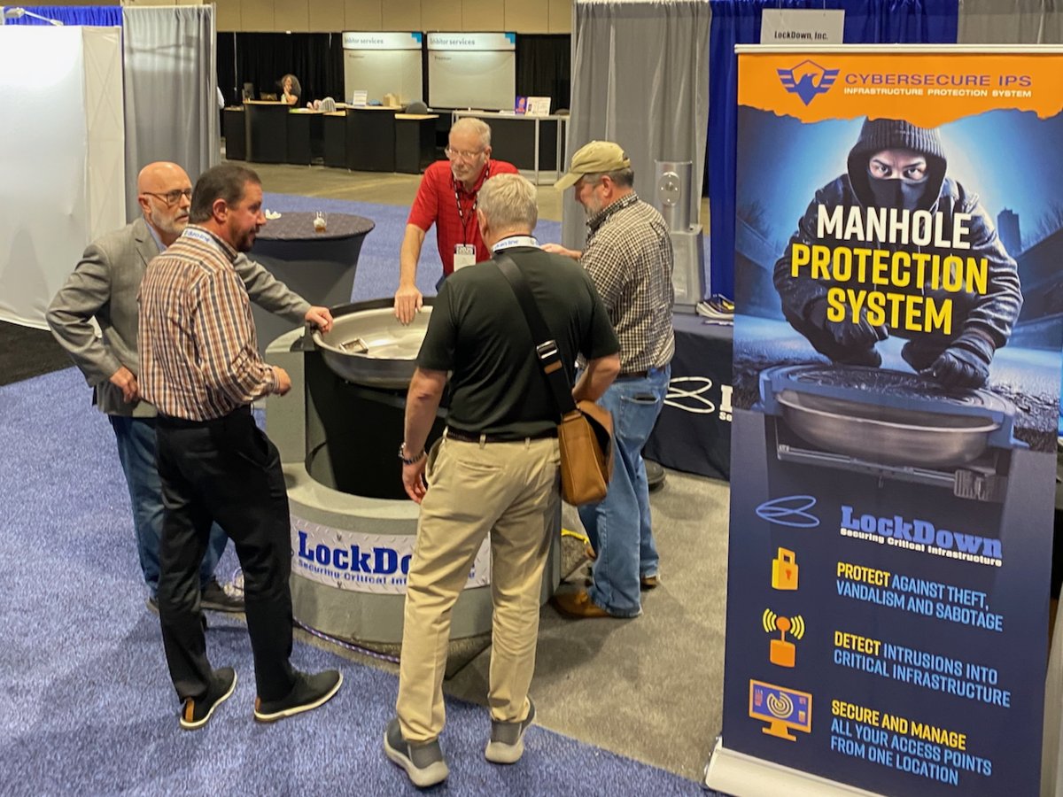 CyberSecureIPS's tweet photo. CyberSecure IPS will be at #BICSI2026 Orlando Jan 19–21! If you’re responsible for securing outside plant infrastructure, find us at Booth 832 (with our partner @lockdown_inc ) to see our Maintenance Hole Protection System in action. #InfrastructureSecurity #IntrusionPrevention https://t.co/TzuwhWph6N