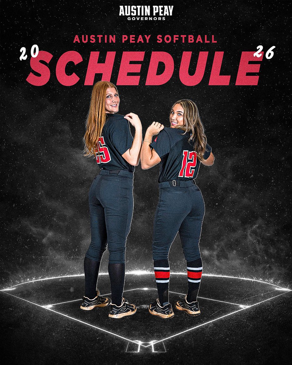 GovsSB's tweet image. 𝗧𝗛𝗘 𝗦𝗟𝗔𝗧𝗘 𝗜𝗦 𝗦𝗘𝗧! 🎩🥎
Head coach @KassieD23 has announced the Governors 2026 schedule, featuring 2⃣3⃣ games at Cathi Maynard Park!

📅 | tinyurl.com/GovsSB26
📰 | tinyurl.com/mr2677zs

#Team41 | #LetsGoPeay