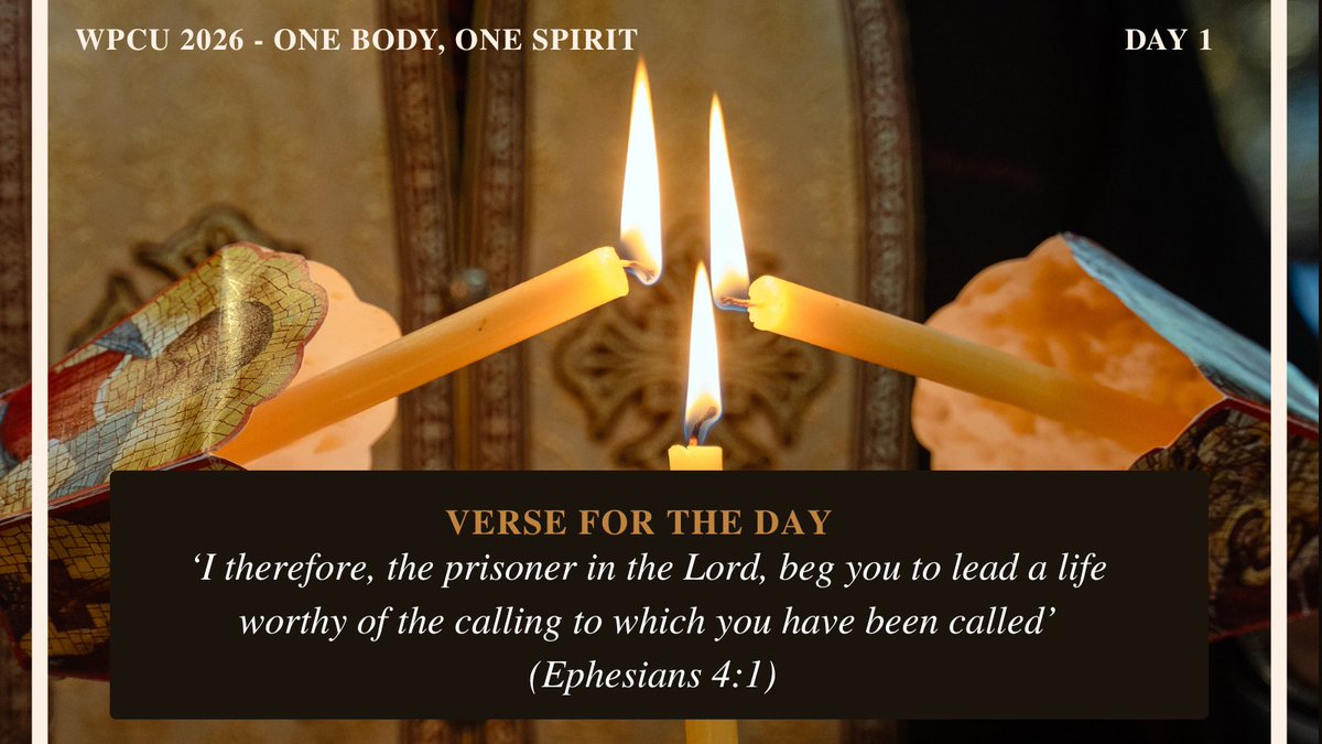 CTBI's tweet image. WPCU Day 1. Christian unity is not an optional extra.
Ephesians 4:1 reminds us that unity is central to God’s mission, calling us to overcome division and live as Christ’s hands and feet.
Find out more: tinyurl.com/5e2txmts 
#WPCU2026 #wpcuwall