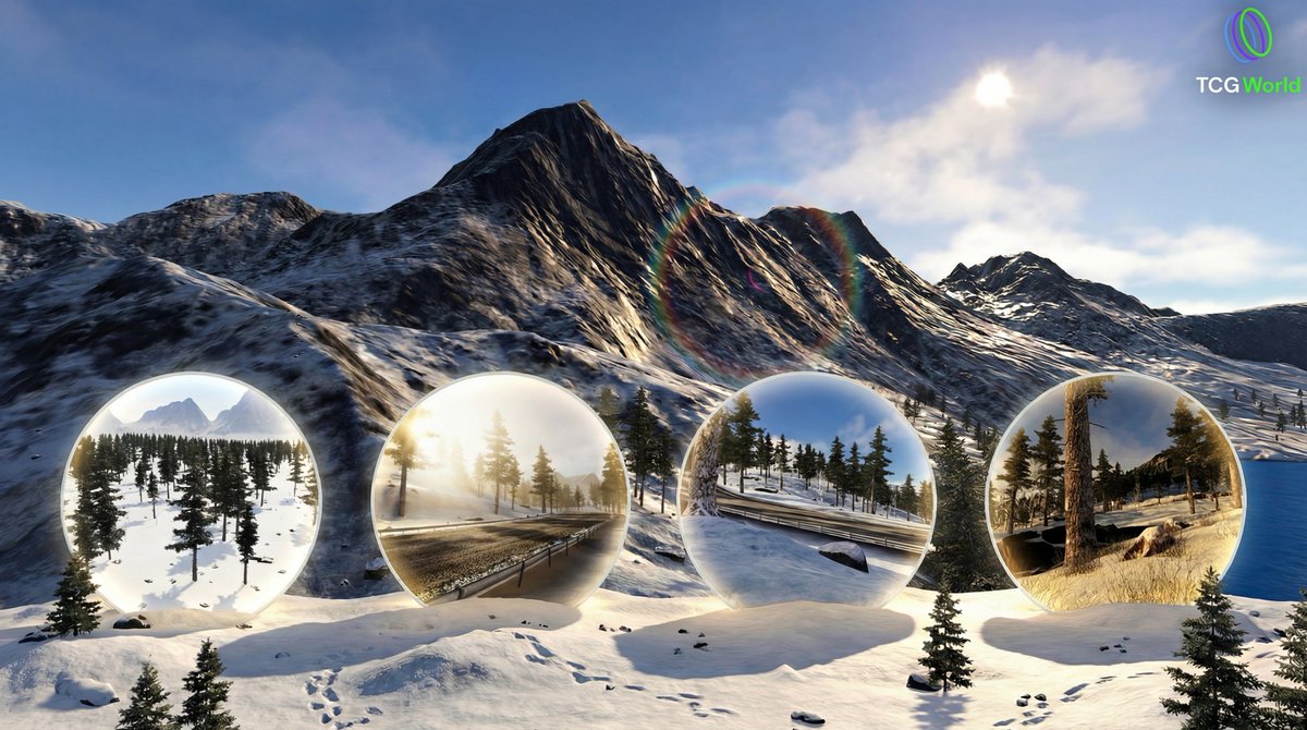 Northern Tundra is truly a Nordic region. ❄️🏔️

Home to the Viking village, fishing lakes, glacial ruins and a full ski resort.🎣🛷

With waterfalls and rivers running through the region, it’s one of the most breathtaking places to explore. 🌊✨