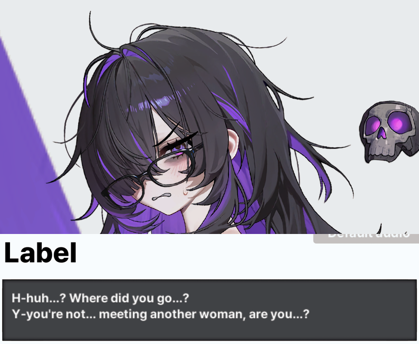 KOGG__'s tweet image. Label has staked her claim and wants the Commander all to herself.