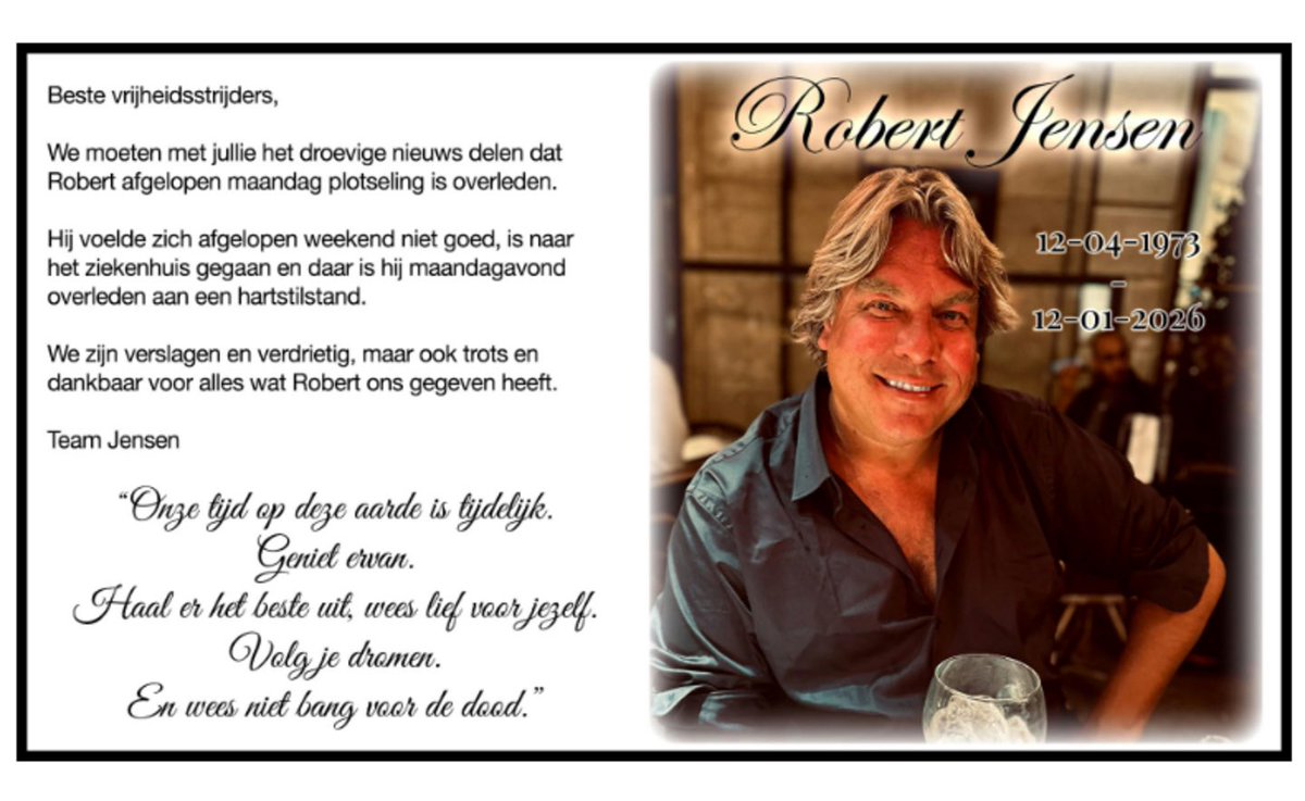 This shocked me , way too soon .R.I.P Robert you will be missed by many