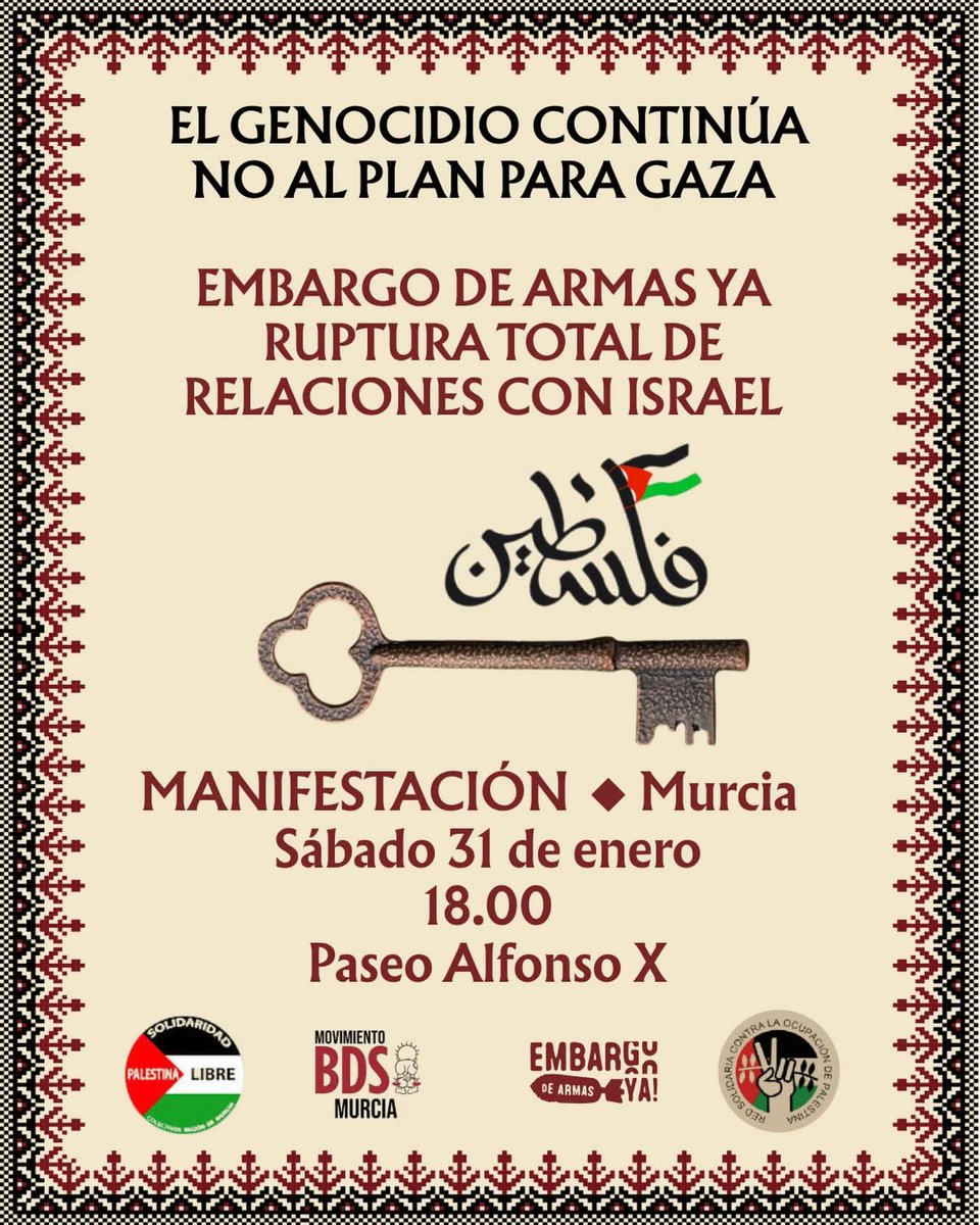Palestina Libre 🇵🇸 Región de Murcia tweet media