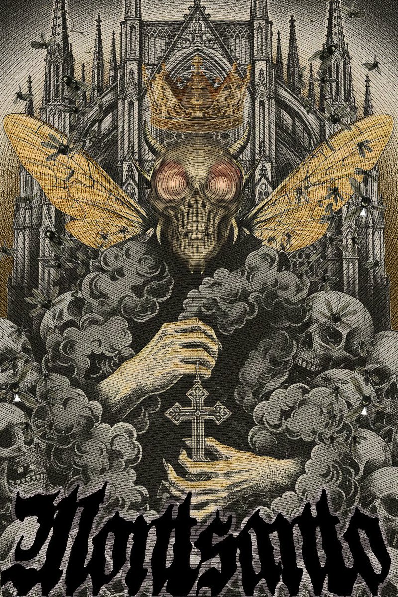 La #trinidadmaligna se hará presente #elseñordelasmoscas #montsanto #stonerdoom #metal #doommetal