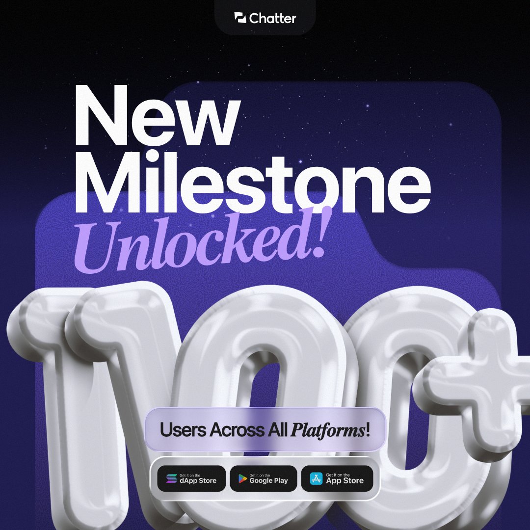 Chatter (formerly Chatter Wallet) tweet media