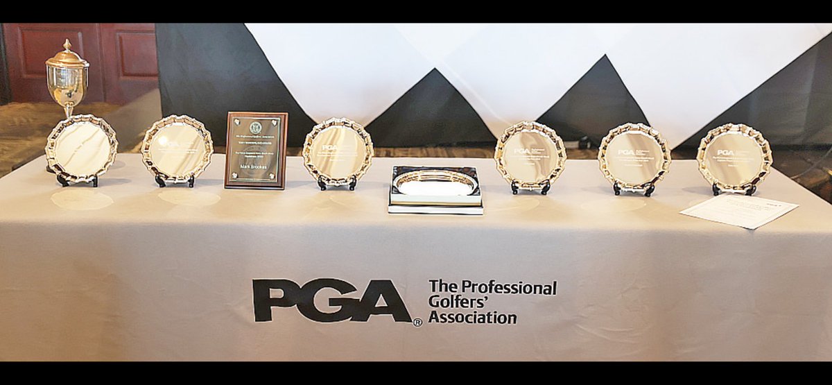 PGASWest's tweet photo. Congratulations to all our Regional Award Winners 👏
PGA Professional-Nick Williams
PGA Coach-Lawrence Farmer
PGA Development Coach-Emma Brown
PGA Manager-Scott Thompson 
PGA Charity Fundraiser-Christian Askins 
Captains Player-Ash Mansell
Special Recognition-Kelly  Bridges https://t.co/kMfRTHqFSi