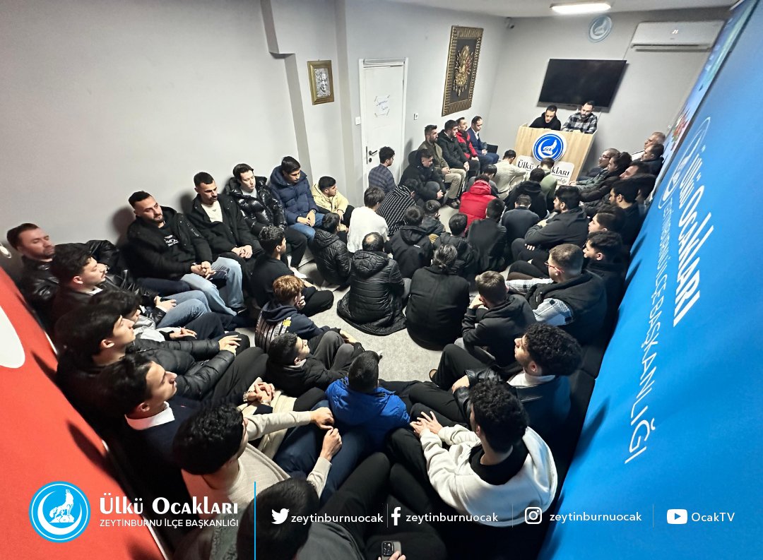 Zeytinburnu Ülkü Ocakları olarak mübarek Miraç Kandili'nde ocağımızda Yasin-i Şerif tilavetimizi gerçekleştirdik.
Allah kabul etsin.

<a href="/Aalparslandogan/">Alparslan DOĞAN</a> 
<a href="/YasinEkiz34/">Yasin Ekiz 🇹🇷</a>